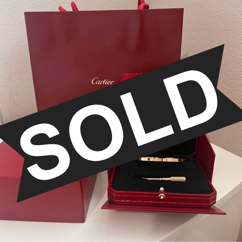 Cartier 18K Yellow Gold Small Bracelet